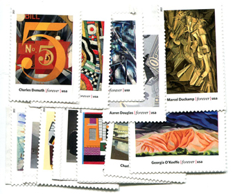 U.S. #4748a-l Modern Art, 12 Singles