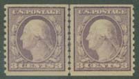 U.S. #493 MNH Line Pair