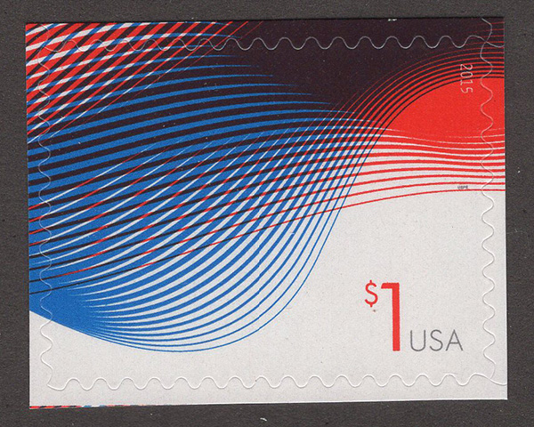 U.S. #4953 $1 Patriotic Wave
