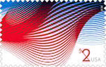 U.S. #4954 $2 Patriotic Wave