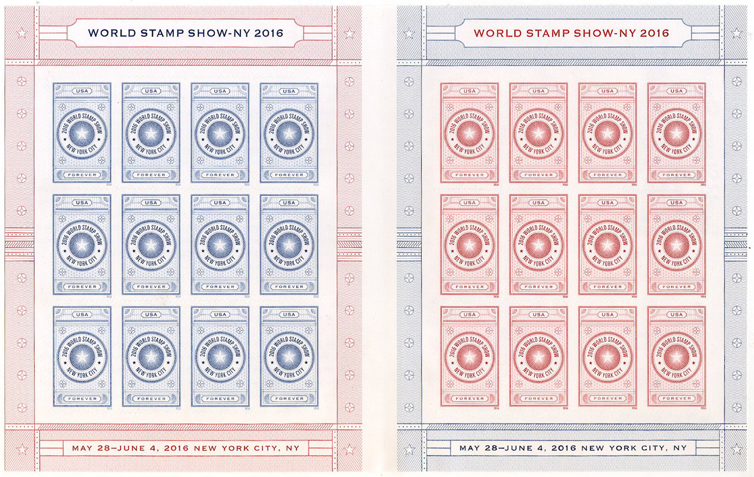 U.S. #5063 World Stamp Show NY, Pane of 24