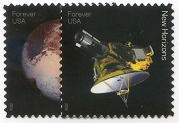 U.S. #5077-78 Pluto Explored, 2 Singles