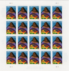 U.S #5141 Kwanzaa Pane of 20