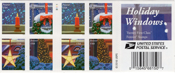 U.S. #5148b Holiday Window Views Booklet of 20