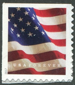 U.S. #5160 U.S. Flag Forever Stamp BCA