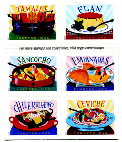 U.S. #5197a Delicioso, Block of 6