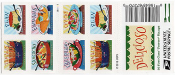 U.S. #5197b Delicioso, Dbl-sided Booklet of 20