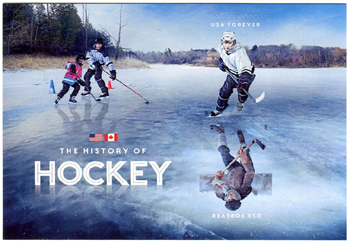 U.S. #5253c History of Hockey, Souvenir Sheet