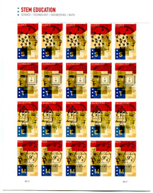 U.S. #5279 STEM Education Pane of 20