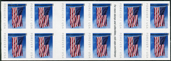 U.S. #5344a US Flag Definitive, Booklet of 20 AP