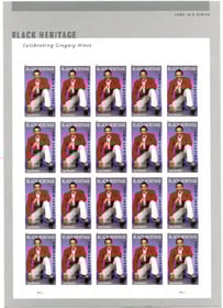 U.S. #5349 Gregory Hines, Pane of 20