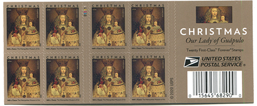 U.S. #5525a Christmas: Our Lady of Guapulo, Booklet of 20