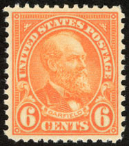 U.S. #558 6c Garfield - MNH