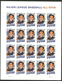 U.S. #5608 Yogi Berra Pane of 20