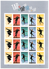 U.S. #5613 Tap Dance Pane of 20