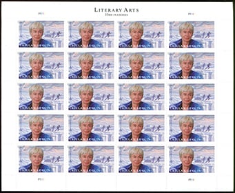 U.S. #5619 Ursula K. Le Guin, 3-ounce, Pane of 20