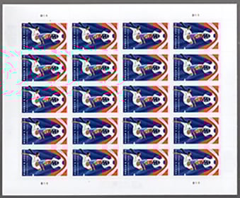 U.S. #5754 Women's Soccer, Pane of 20