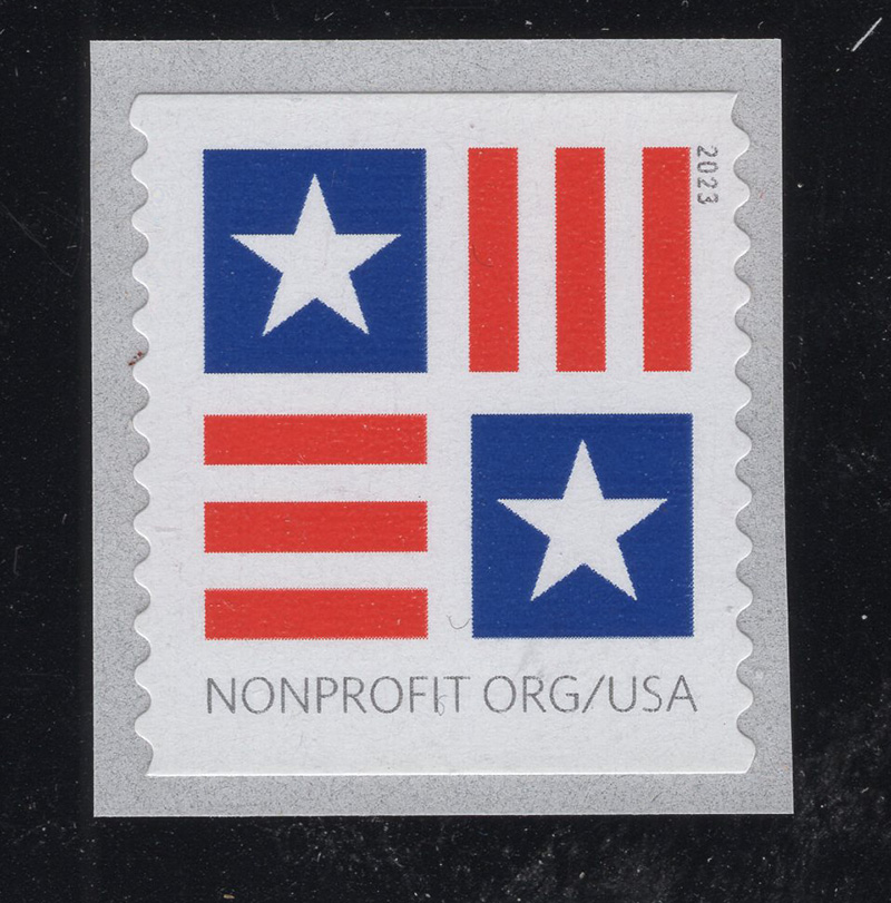 U.S. #5756A Patriotic Block Stamp Coil