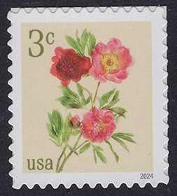 U.S. #5899 Peonies 3c