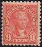 U.S. #590 9c Jefferson - MNH