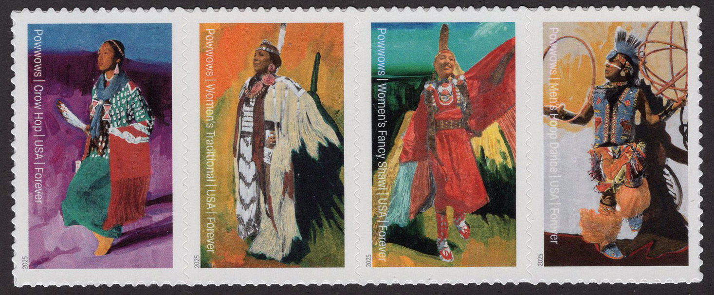 U.S. #5981a Powwows Strip of 4