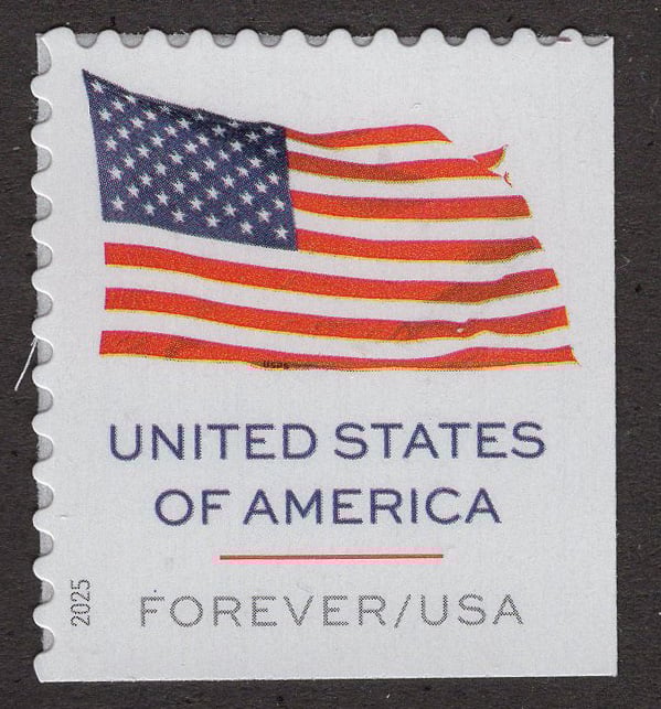 U.S. #6021 U.S. Flag 2025 BCA