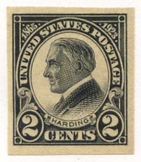 U.S. #611 Harding Memorial Imperf - MNH
