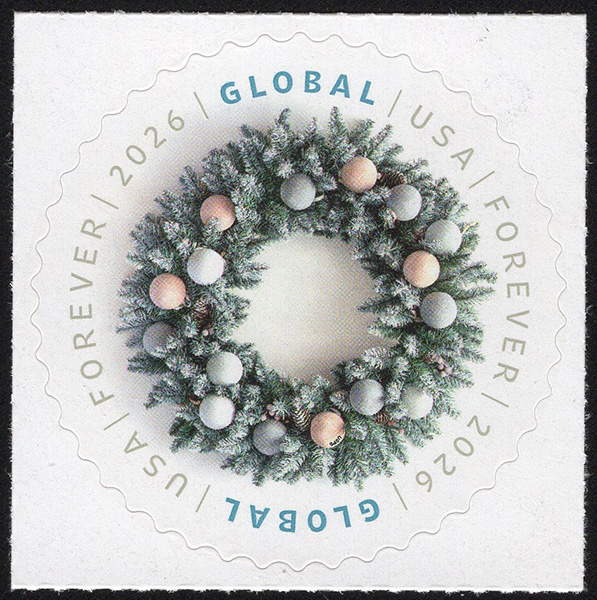 U.S. # 6118 Global Winter Wreath