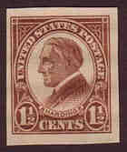 U.S. #631 11/2c Harding Imperforate - MNH
