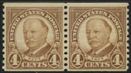 U.S. #687 4c Taft Coil - MNH Pair