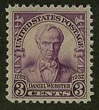 U.S. #725 Daniel Webster MNH