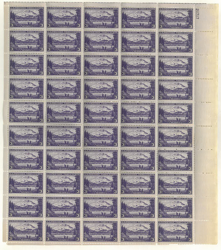 U.S. #800 Alaska Territorial MNH