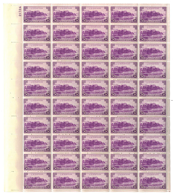 U.S. #801 Puerto Rico Territorial MNH