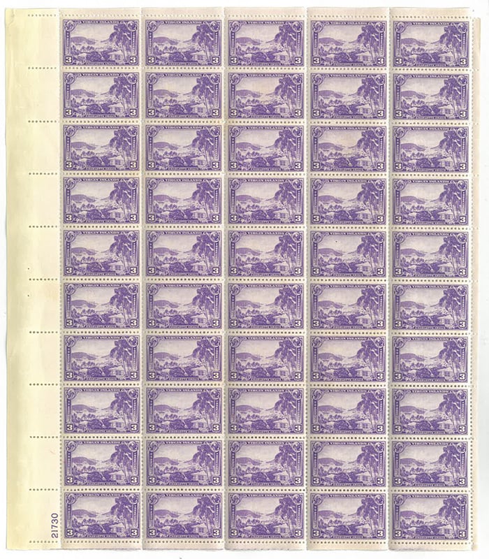 U.S. #802 Virgin Islands Territorial MNH