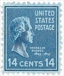 U.S. #819 14c Franklin Pierce MNH