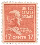 U.S. #822 17c Andrew Johnson MNH