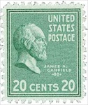 U.S. #825 20c James A. Garfield MNH