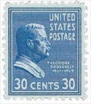 U.S. #830 30c Theodore Roosevelt MNH