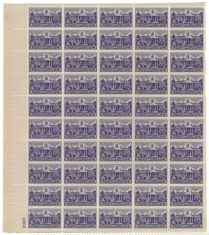 U.S. #835 Constitution Ratification MNH
