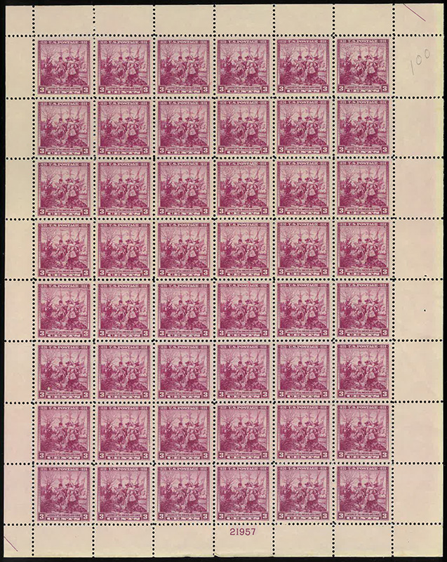 U.S. #836 Swedish-Finnish Tercentenary MNH