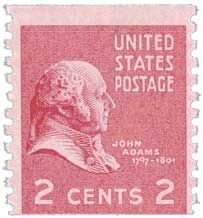 U.S. #841 2c John Adams Coil MNH