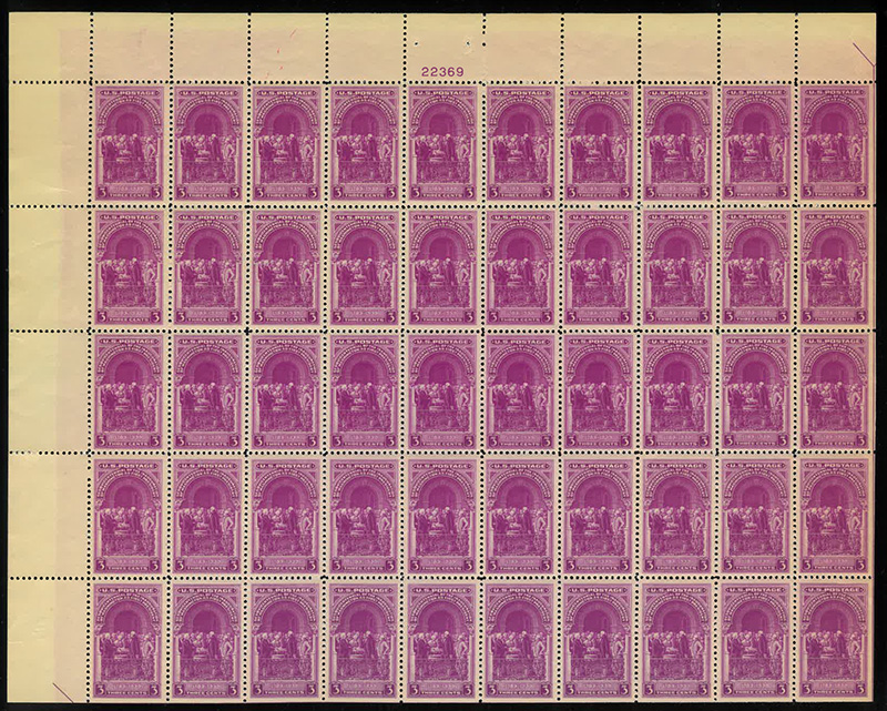 U.S. #854 Washington Inauguration MNH