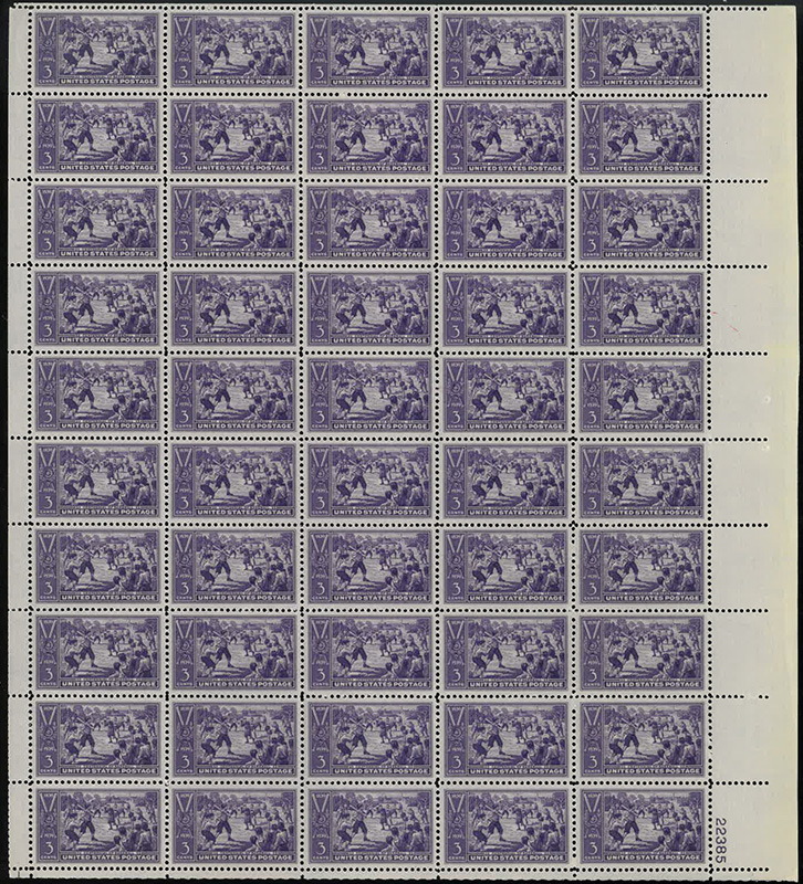 U.S. #855 Baseball Centennial MNH