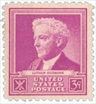 U.S. #876 3c Luther Burbank MNH