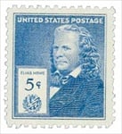 U.S. #892 5c Elias Howe MNH