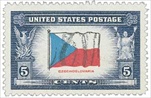 U.S. #910 Flag of Czechoslovakia MNH