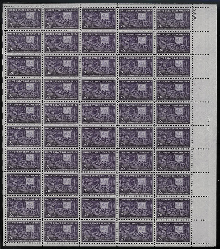 U.S. #926 Motion Pictures  Pame pf 50