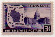 U.S. #957 Wisconsin Statehood MNH