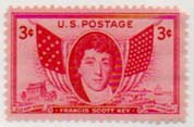 U.S. #962 Francis Scott Key MNH