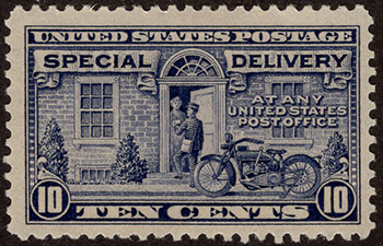 U.S. #E12 Motorcycle Delivery Mint